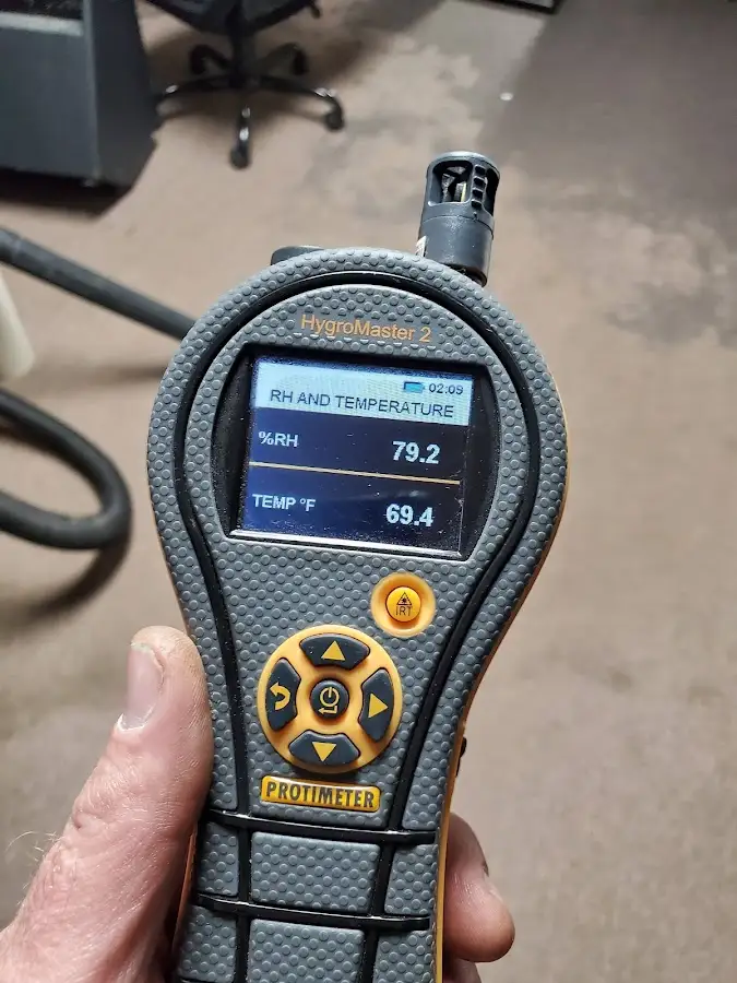 Moisture meter humidity assessment for Fire & Smoke Damage Restoration in Mounds View